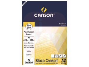 Bloco de Desenho A2 200g 20 Folhas - Canson