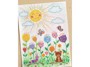 Giz de Cera 12 cores Retrátil New Twist - Tris