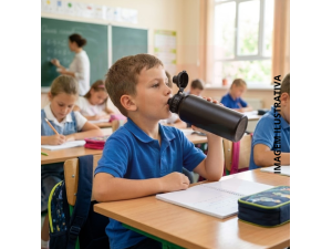 Garrafa Squeeze de Alumínio Preta – 500 ml