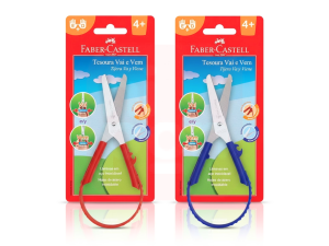 Tesoura Escolar Vai e Vem – Faber-Castell 